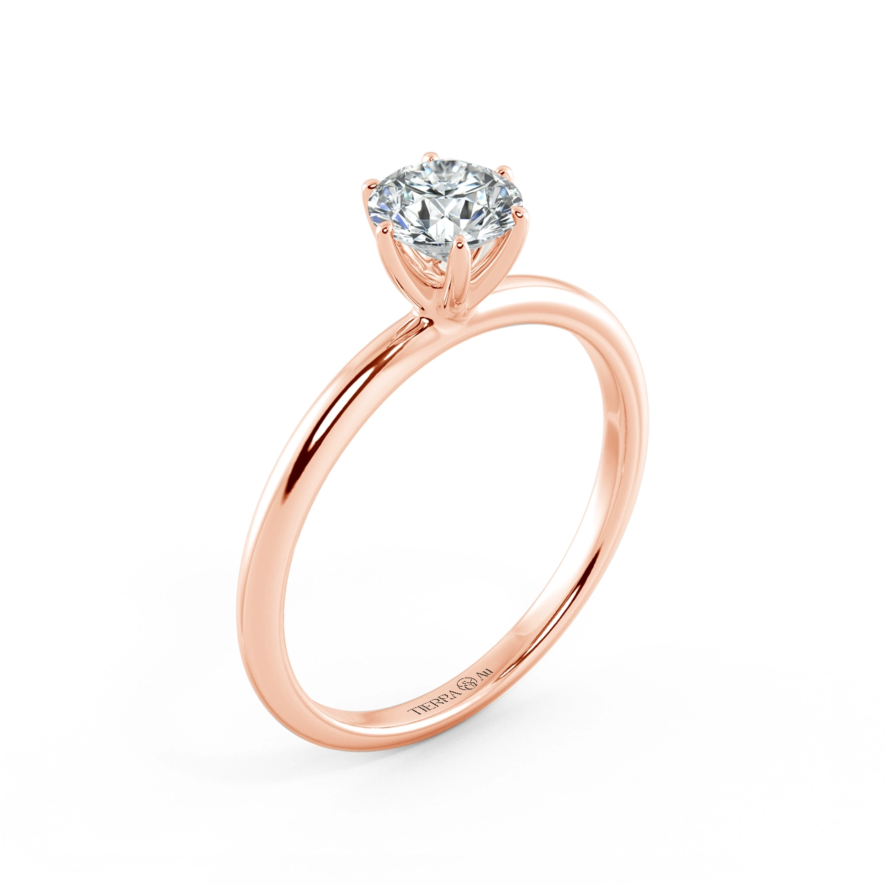 Four Prongs Solitaire Classic Engagement Ring NCH1101 4